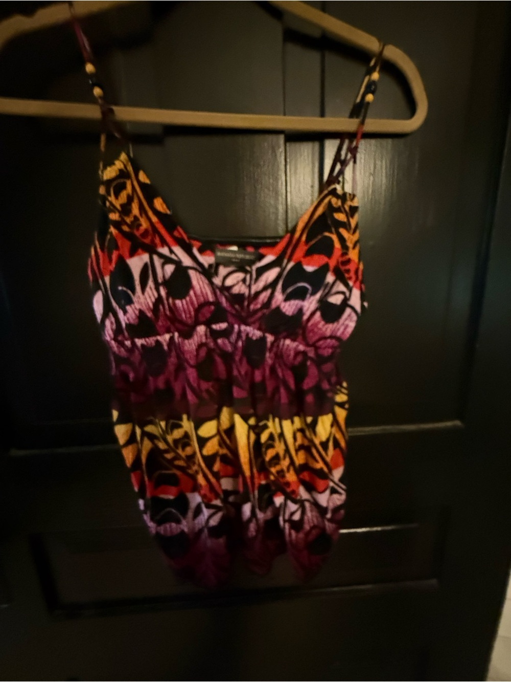 Banana Republic Multicolor Printed Spaghetti-Strap Camisole